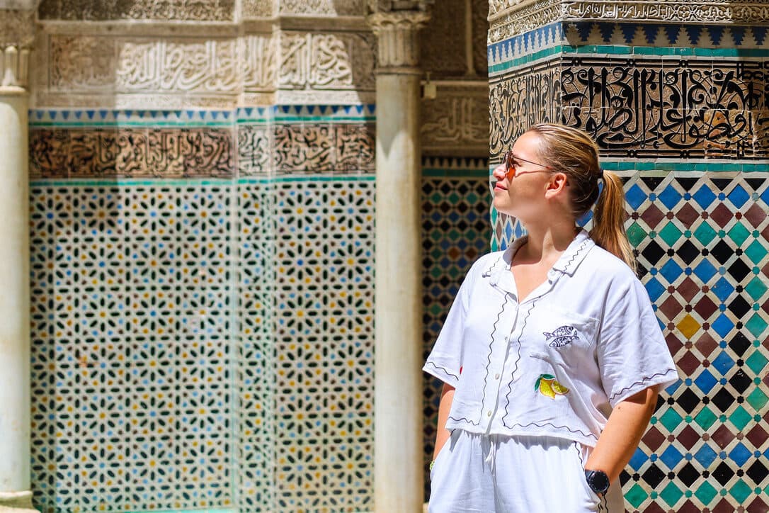Déborah en voyage au Maroc
